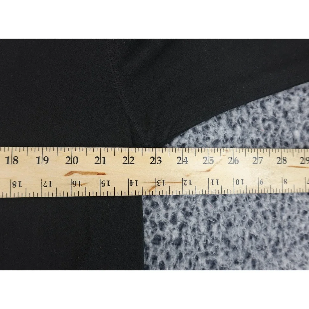 The North Face TKA 100 Fleece‎ Pullover Mens Large Black Quarter Zip Mock Neck